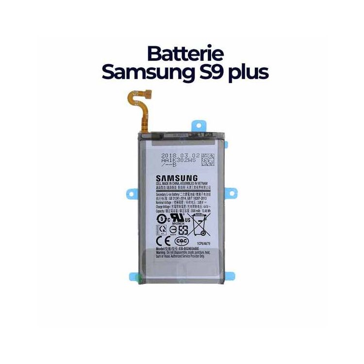Batterie Samsung S9 plus - Remplacer votre téléphone avec la Pièce rechange d'origine