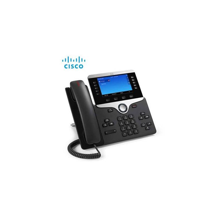 Téléphone fixe IP - Cisco 8841 - CP8841 SIP - 10 lignes - Ecran couleur WVGA | Glotelho Cameroun