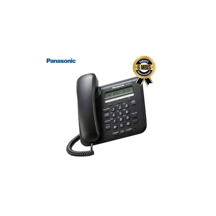 Téléphone fixe IP - Panasonic KX-NT511- Avec Haut-parleur duplex intégré| Glotelho Cameroun