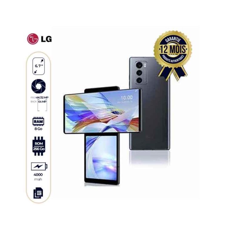 Smartphone LG WING 5G - 256Go/8Go - 6.7
