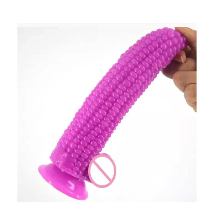 Godemiché géant à ventouse en forme de maïs pour femme, jouet sexuel, orgasme, point G| Glotelho Cameroun