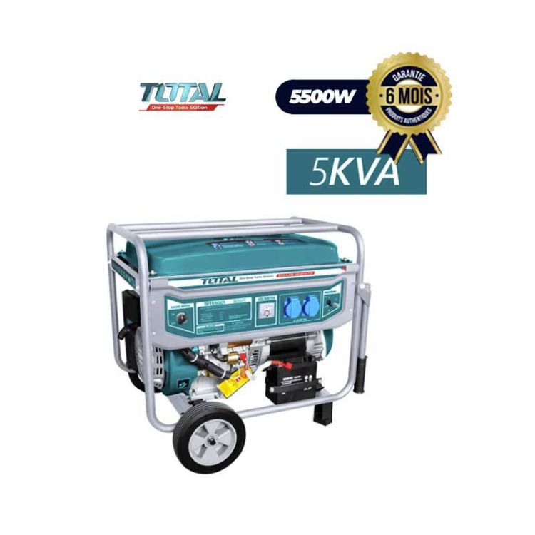 Groupe électrogène -Total - TP155001 -5000W bon prix | Glotelho Cameroun