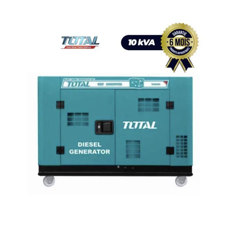 Groupe électrogène - Total - TP2100K6-1 - 10 KVA - 380 V  | Glotelho Cameroun