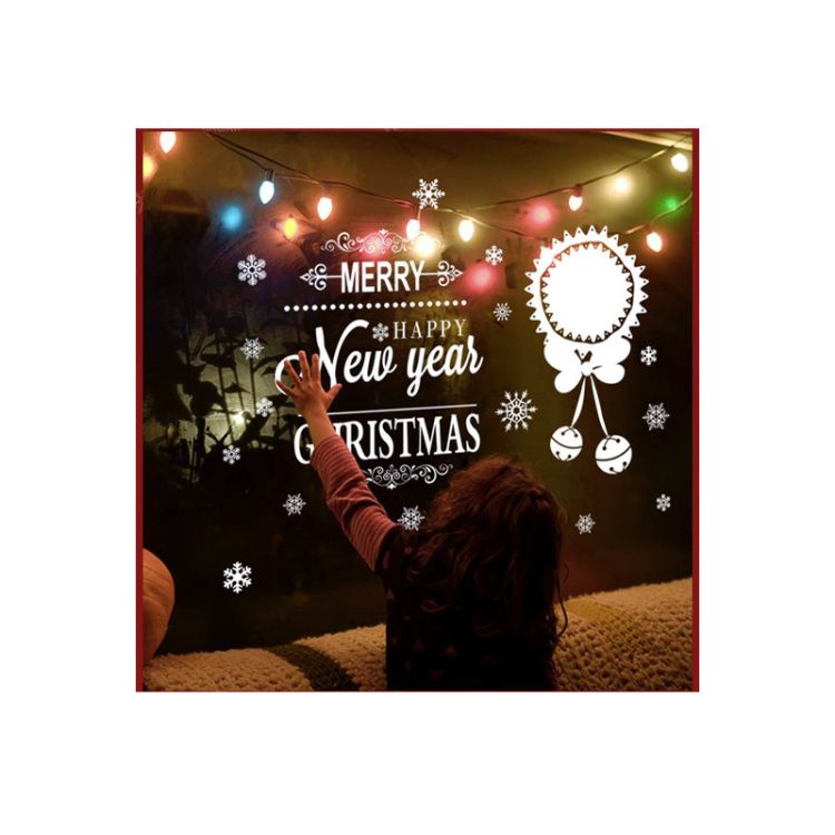 Autocollant - Happy New Year -pour vitrine, mur lisse, frigo| Glotelho Cameroun