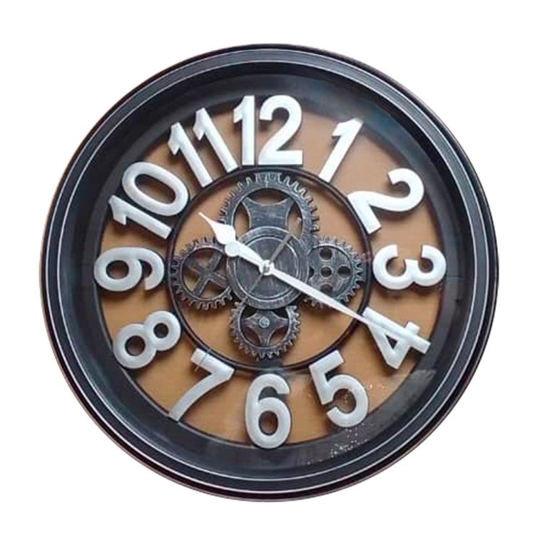 Horloge Murale de la série Diamant -  ROYAL- 2404105 - Forme Rond - Gris