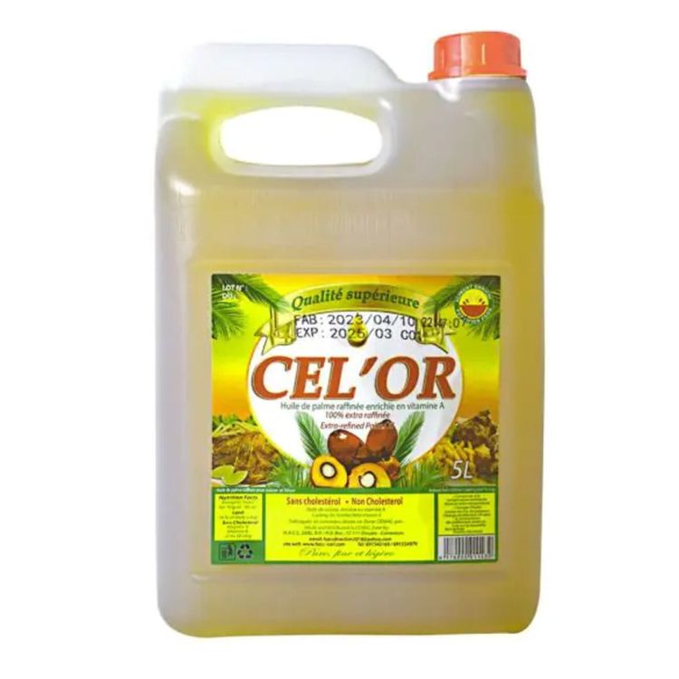 Huile raffinée Cel'or 5L  | Glotelho Cameroun
