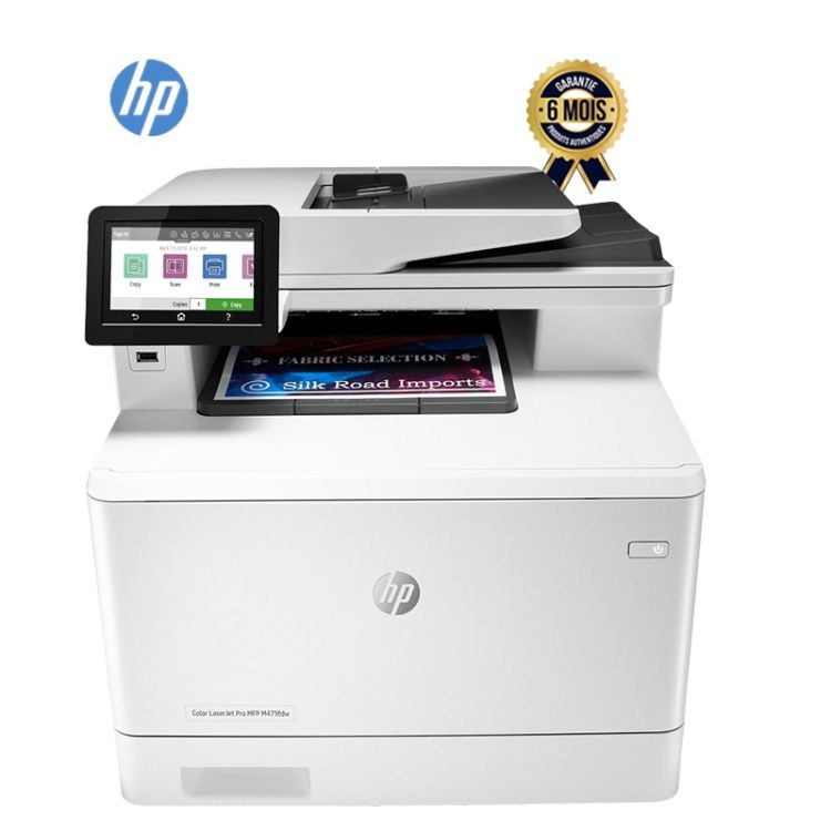 Imprimante multifonction HP Color LaserJet Pro MFP M479fdw  – Laser Couleur – 28 ppm – WiFi – Garantie 6 mois