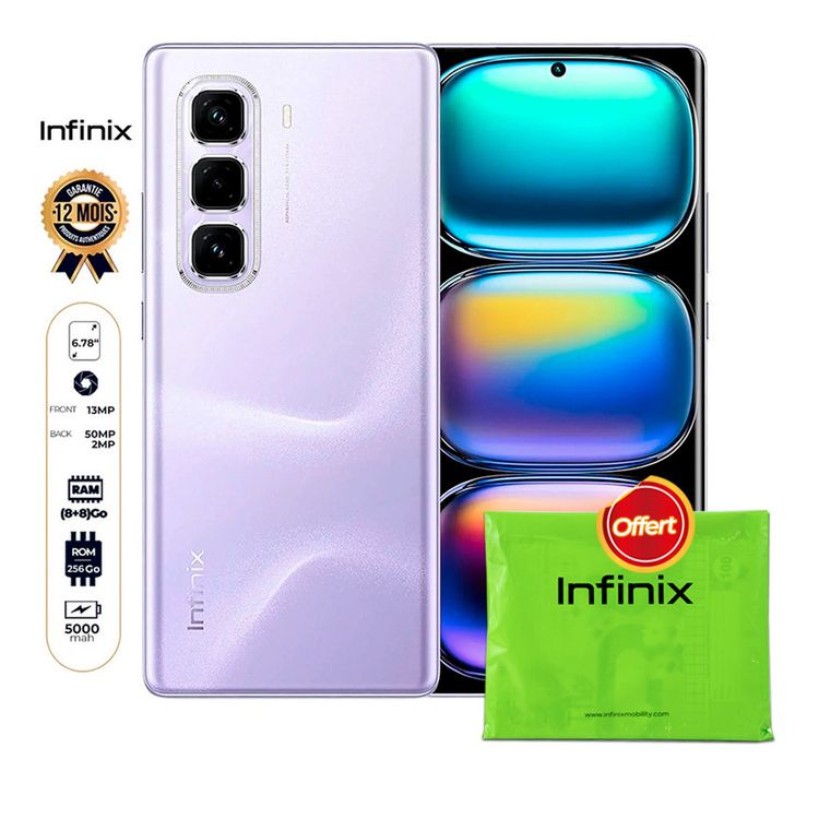 Infinix Hot 50 Pro+ 4G + Cadeaux scolaires 