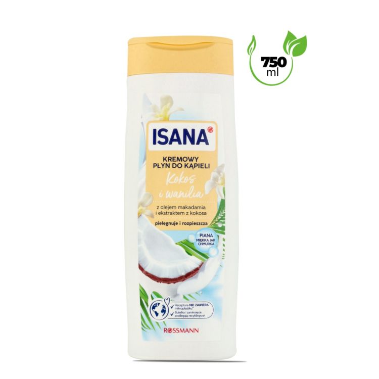 ISANA Liquid Creamy Bath Coconut and Vanilla 750 ml - price Cameroon