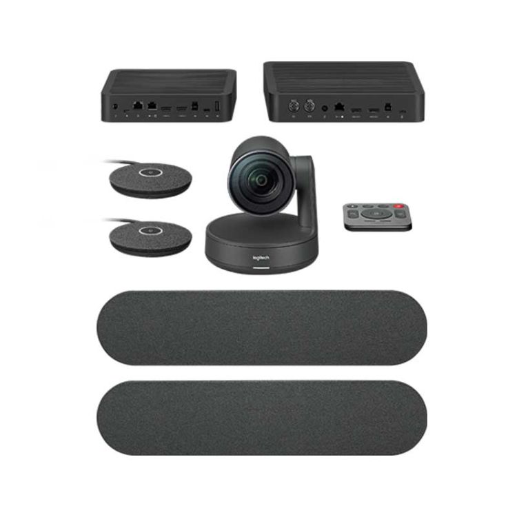  Kit de vidéo-conférence - Logitech Rally Plus Ultra HD 4K - angle de vue 90