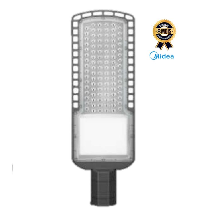 Lampadaire LED Midea 100W Prix en fcfa - 13000Im - IP65 - 6500K - Water Proof - 8 Mois| Glotelho Cameroun