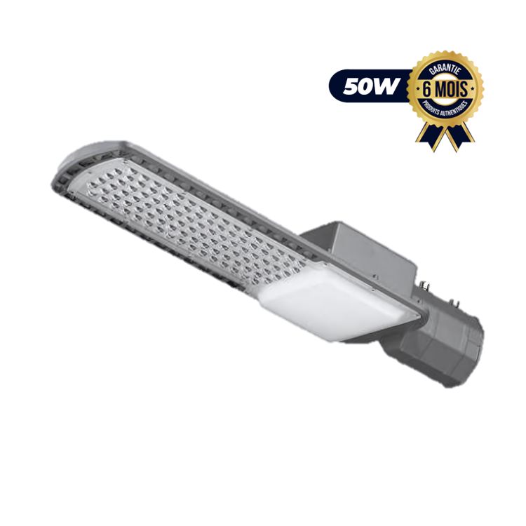 Lampadaire solaire LED 50W Prix en fcfa - Midea - Avec panneau solaire 40W - Batterie 45Ah LI - 6 Mois| Glotelho Cameroun