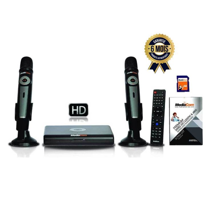 Lecteur karaoké Mediacom Mci - 6200Tw Premium - 6 mois de garantie
