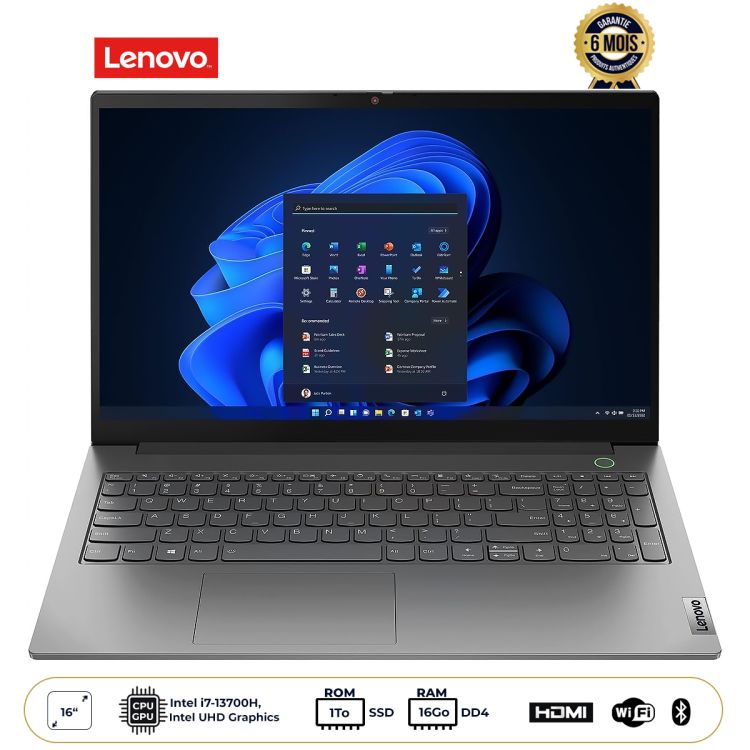 Lenovo ThinkBook 16 au prix Cameroun