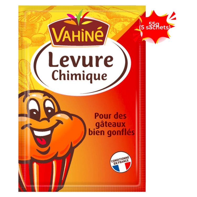 Levure Chimique - Vahiné - 55g (5 sachets)