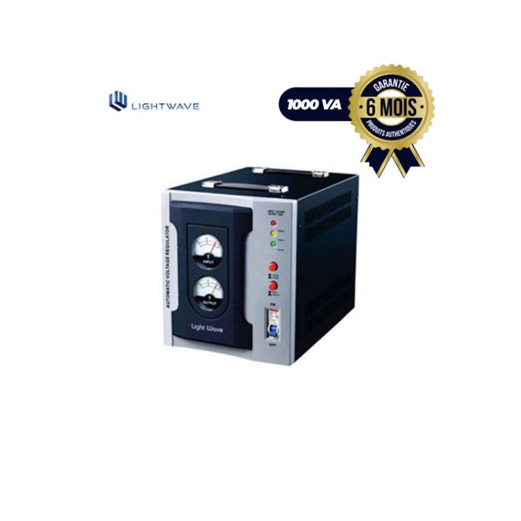 Régulateur analogique - LIGHTWAVE AVRC1000VA – Noir|Glotelho cameroun