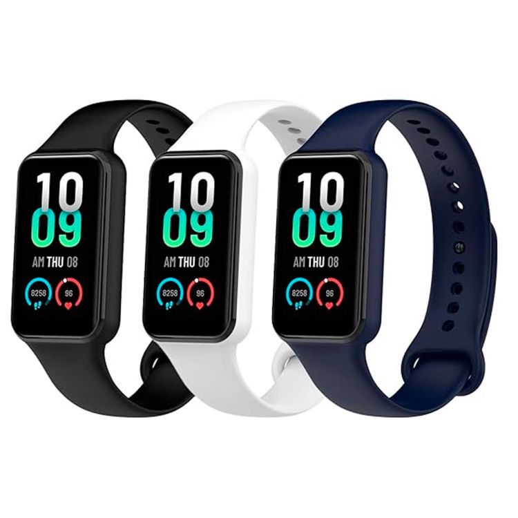 Lot de 3 bracelets de rechange compatibles avec la montre Amazfit Band 7 - Prix Cameroun
