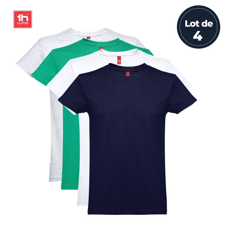 Lot de 4 T-shirts en coton au prix Cameroun
