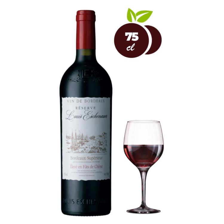 Red Wine Louis ESCHENAUER Bordeau Supérieur - 75cl - (Price in fcfa) | Glotelho Cameroon