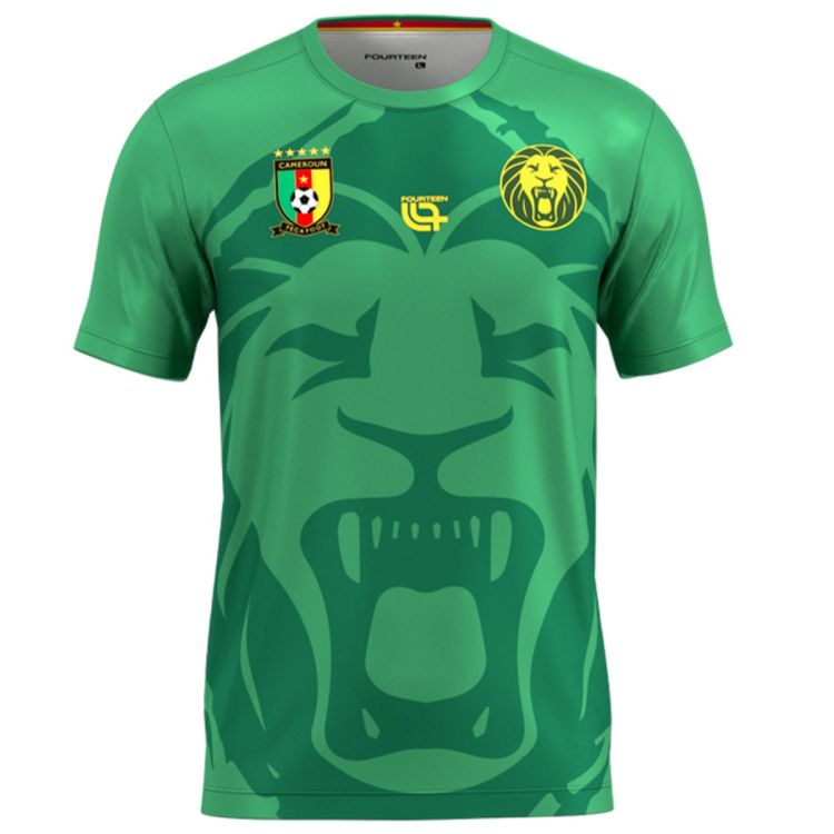 Maillot Officiel Lions Indomptables  du Cameroun - Fourteen - pour les fans