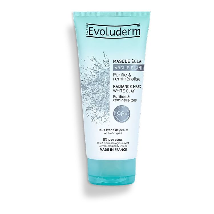 Masque visage argile blanche Evoluderm au prix Cameroun