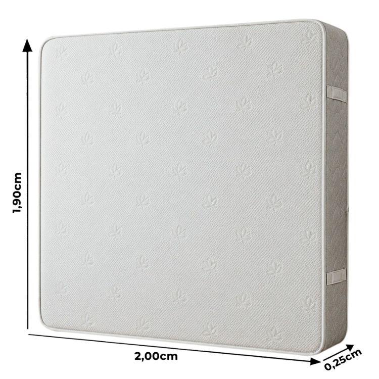 Matelas Orthopédique RIYANA - Très Confortable - 200x190x25 cm - Bleu Ciel | Glotelho Cameroun