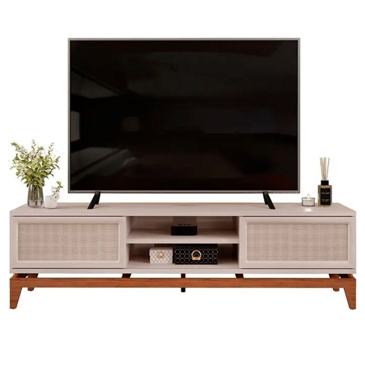 Meuble TV - Vekka Home - Cairo MT-28937- Pour les Télévision Jusqu'à 65 Pouces - Beige
