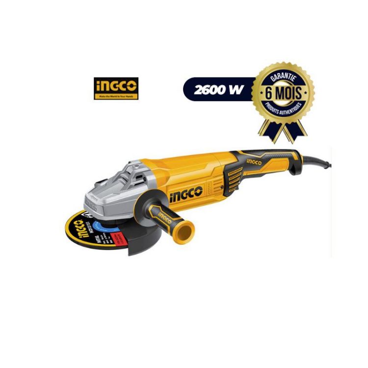 Meuleuse angulaire 230mm - INGCO AG26008 - 2600W| Glotelho Cameroun