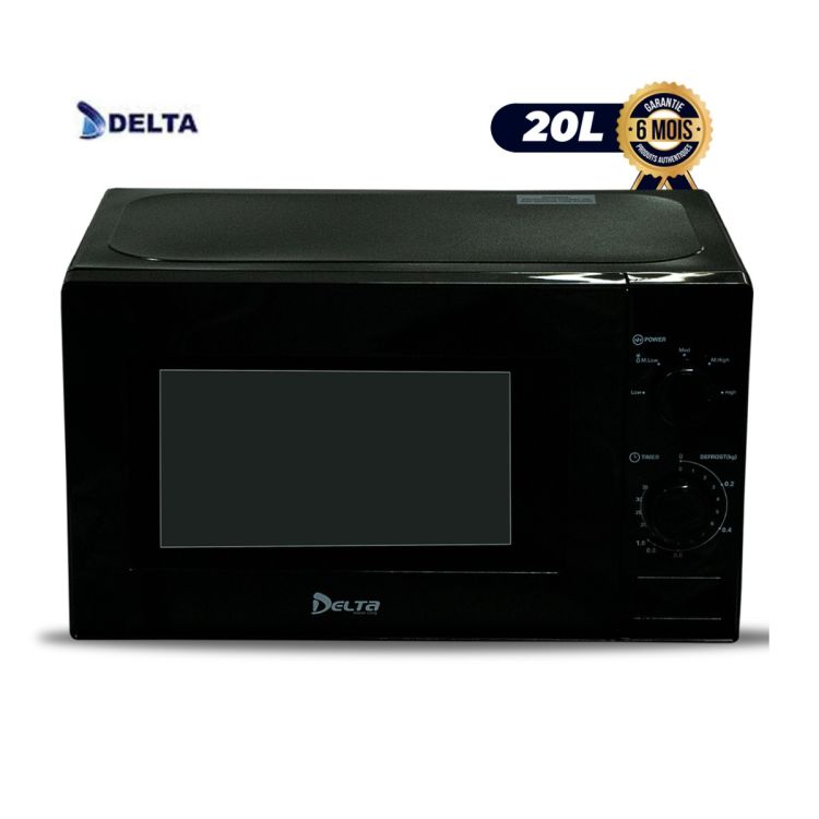 Micro onde - DELTA - R-20MT-S - 1270W - 20L - 06mois| Glotelho Cameroun