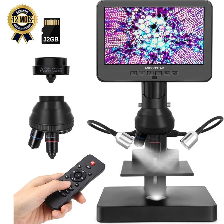 Microscope Numérique Biologique Andonstar AD246S‑P – Écran 7
