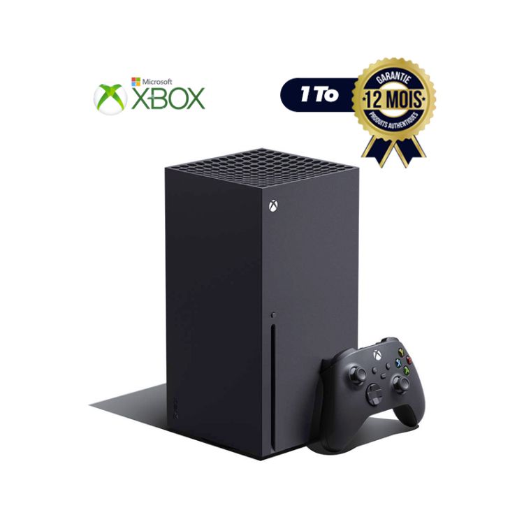 Microsoft Xbox Series X - Console Ultra HD 8K - AMD Ryzen Zen 2 - AMD RDNA 2 12.15 TFLOPs - 16 Go GDDR6 - SSD 1 To - Son Dolby Digital 5.1 - 12 Mois - (Prix en fcfa) | Glotelho Cameroun