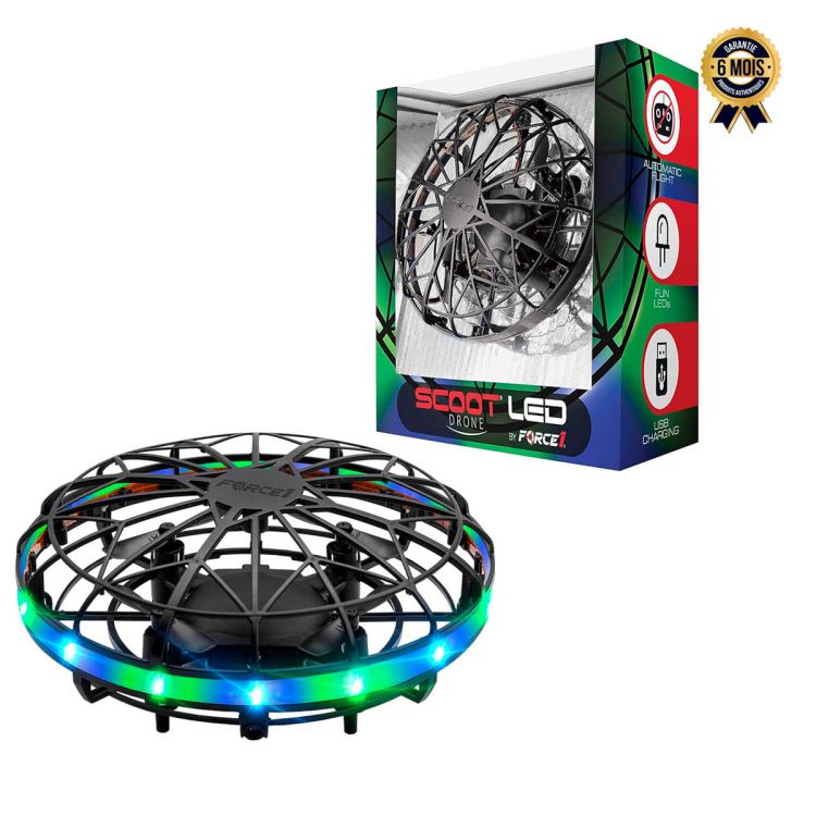 Mini drone mains libres - Avec capteur de mouvement - Pour enfants et débutants - 6 Mois