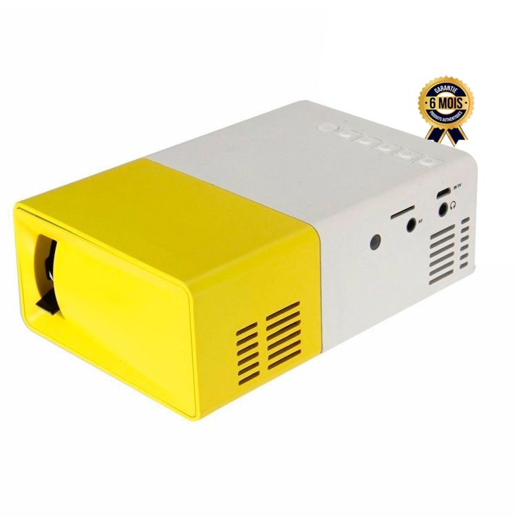 Mini Vidéoprojecteur Portable prix en fcfa - Interfaces HDMI USB AV - Avec télécommande| Glotelho Cameroun