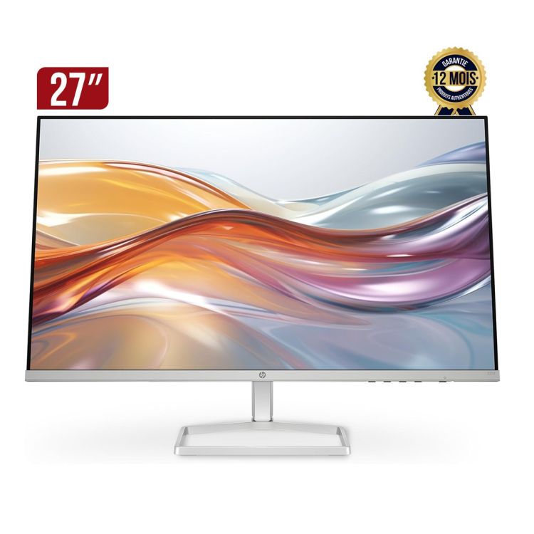 Moniteur HP - 5527sf - Écran 27 pouces - Full HD IPS - 100 Hz - 5 ms - 300 nits - Antireflet - HDMI/VGA - Garantie 6 Mois