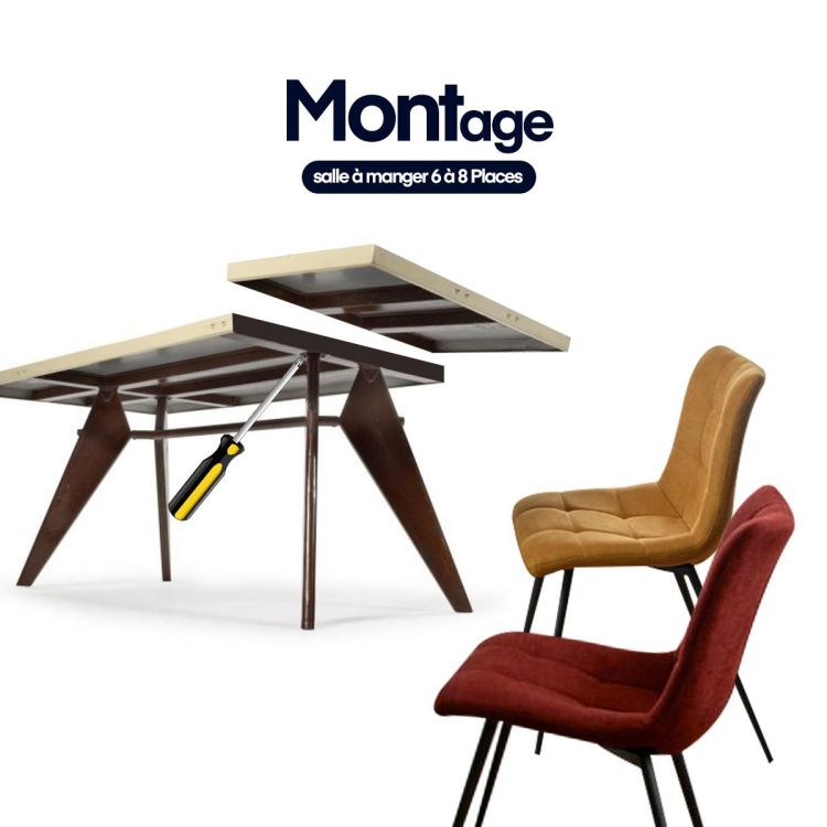 Assembly Dining Room (6 to 8 seats) - (Price in fcfa) | Glotelho Cameroon