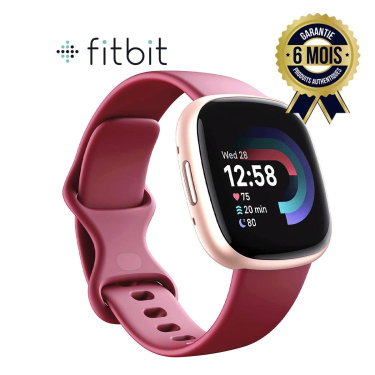 Montre connectée - Fitbit Versa 4 - GPS intégré - 06 jours d'autonomie - Compatible avec Android et iOS| Glotelho Cameroun