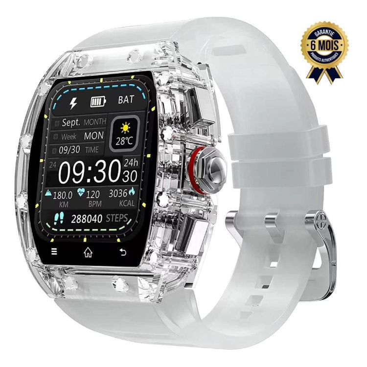  Montre connectée - Green lion Carlos santos -  Plusieurs modes sportifs - 1,57" - IP67 - 290 mAh| Glotelho Cameroun