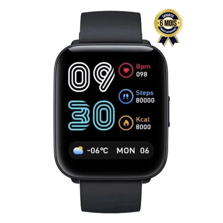 Connected watch - Mibro watch C2 - 1,69" - 07 days autonomy - 2 ATM - Bluetooth 5.0 - 06 months