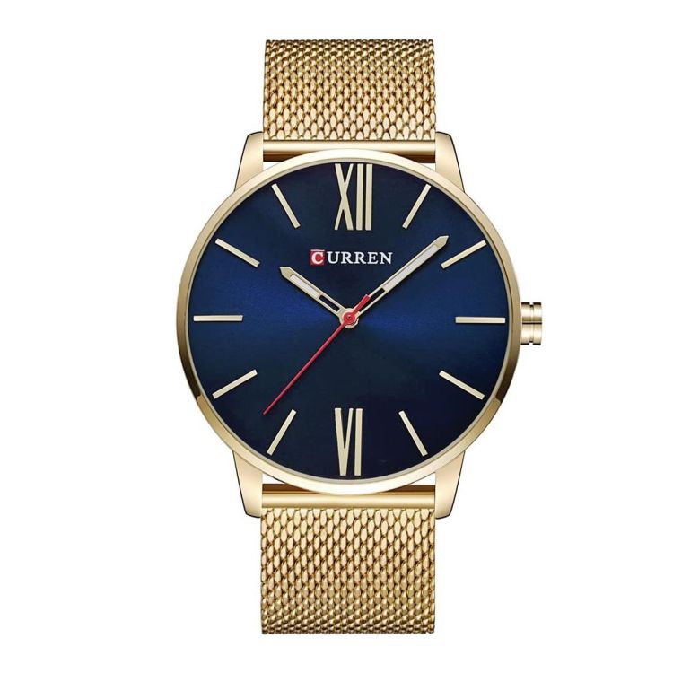  Waterproof watch for men - Curren - stainless steel for men (Price in fcfa) | Glotelho Cameroon