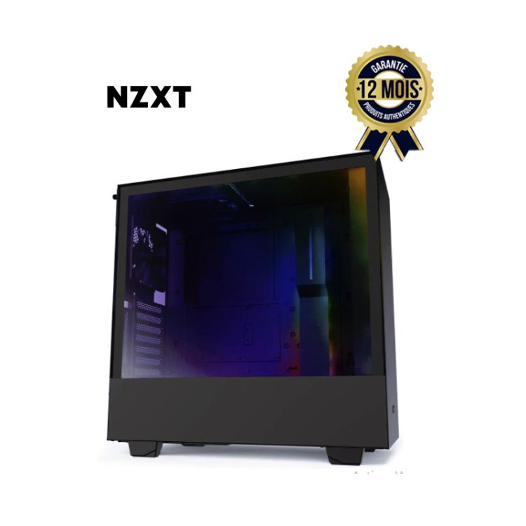 NZXT H510i - prix en FCFA - Boîtier moyen tour ATX / mATX / Mini-ITX - USB 3.1 Type C - Avec fenêtre et rétroéclairage RGB | Glotelho Cameroun