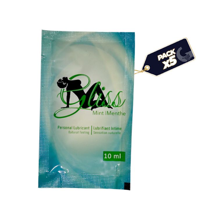 Pack of 5 Gliss Mint Lubricant - 10ml | Glotelho Cameroon