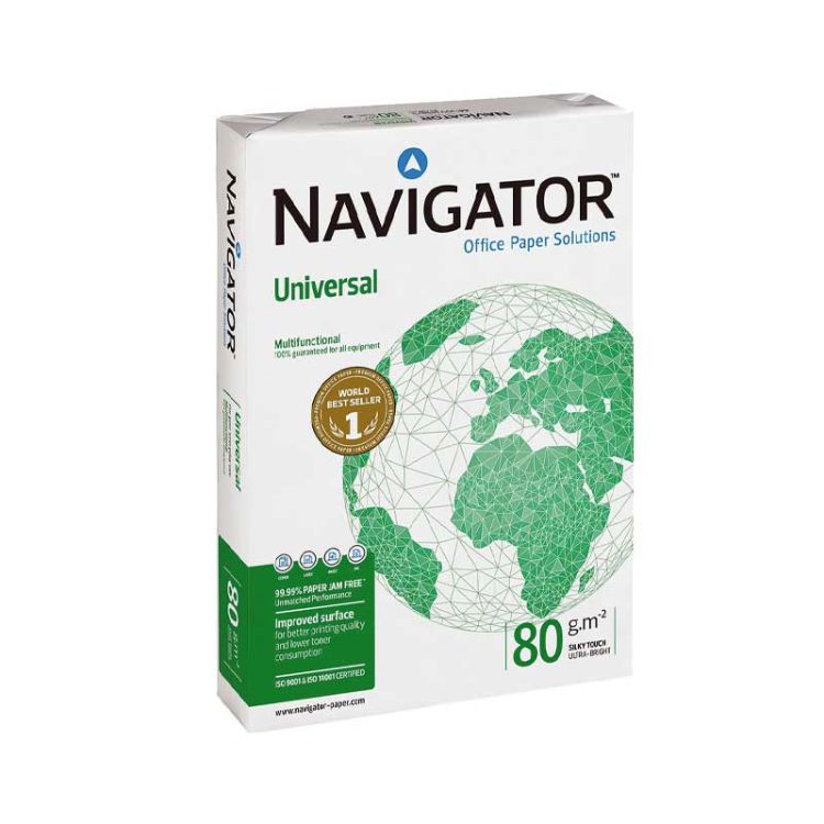 Papiers de bureau - A4 - NAVIGATOR  - Une(1) rame - Royaume des papiers  - Blanc | Glotelho Cameroun