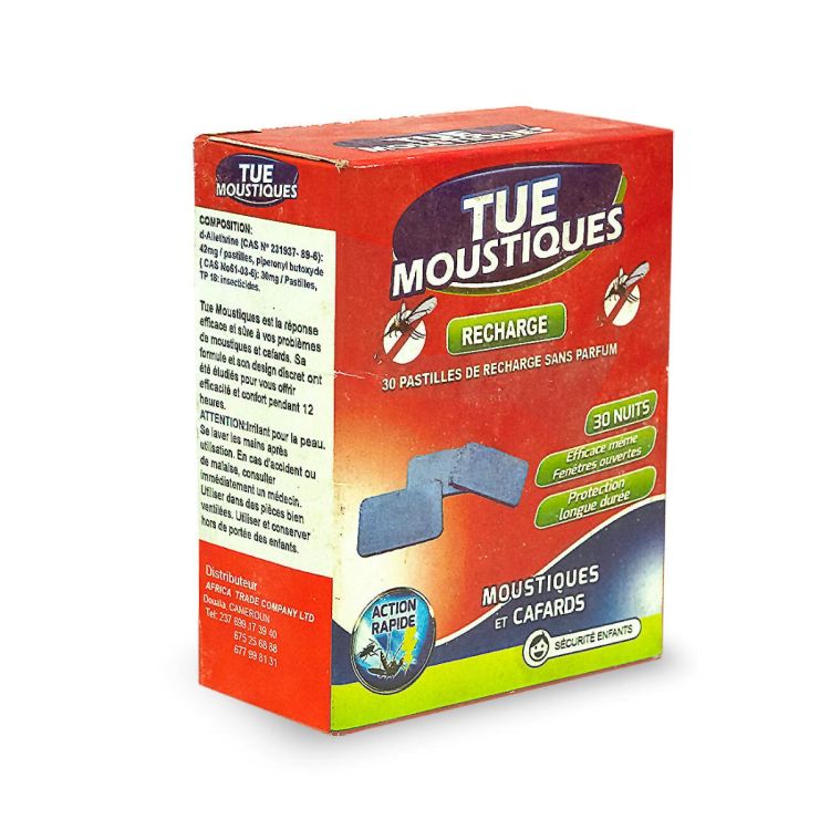 30 recharges pastilles anti-moustique
