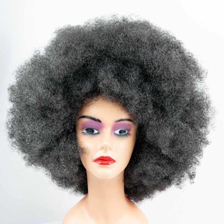 Afro and curly wig for women - Black at Cameroon price