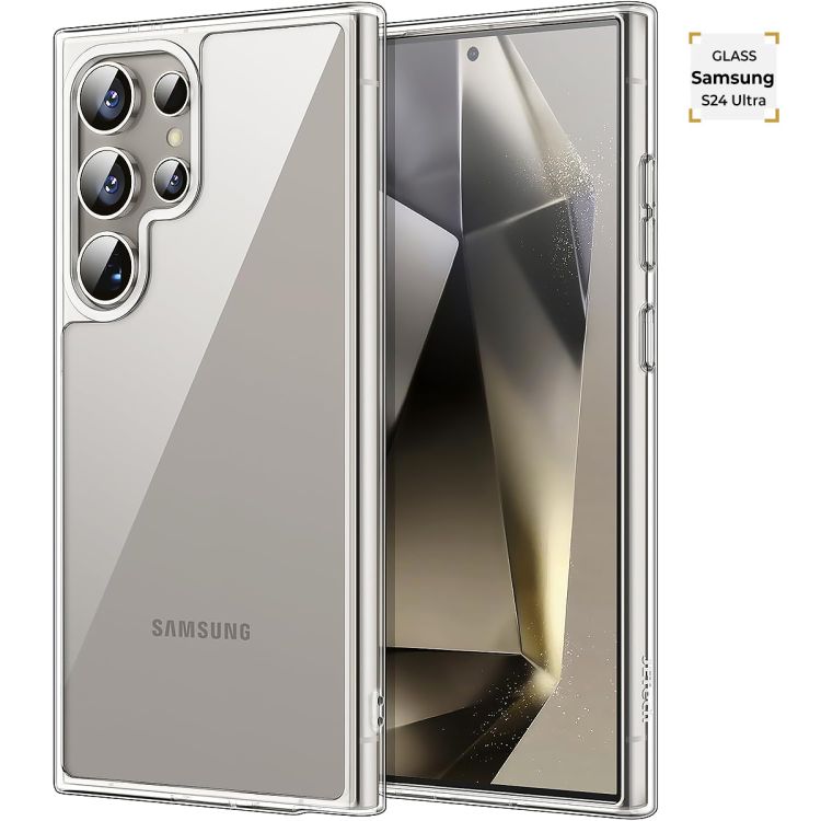 Pochette arrière transparente magsafe pour Samsung Galaxy S24 Ultra au prix Cameroun