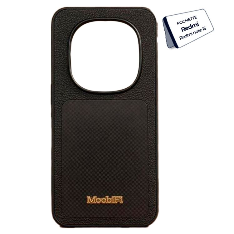 Pochette EXELLE / MOOBIFI pour Redmi Note 15 - Noir