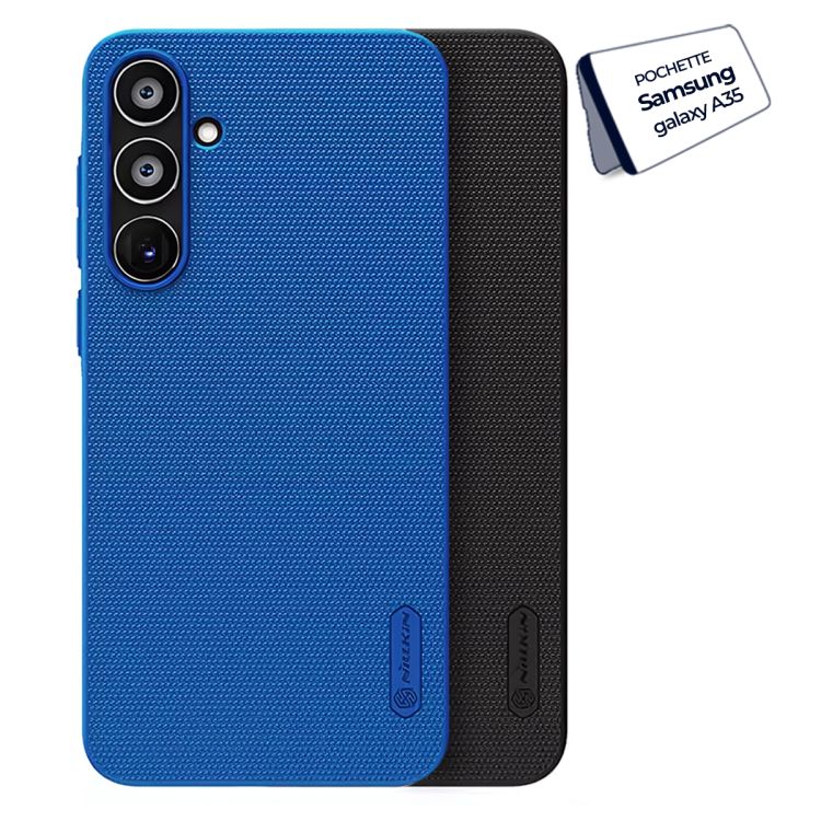 Pochette Nillkin Super Frosted Shield pour Samsung Galaxy A35