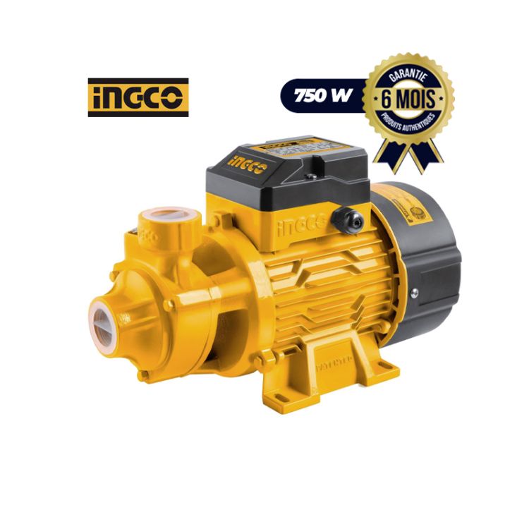 Pompe à Eau Peripherique 750W 1HP - INGCO VPM7508 - 06 mois| Glotelho Cameroun