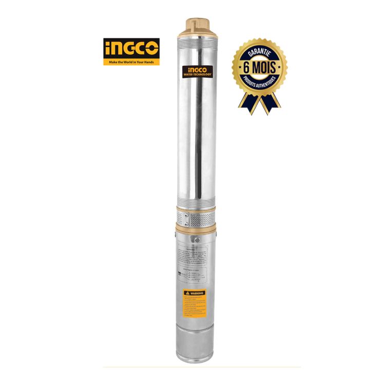 Pompe immergée Prix en fcfa - INGCO DWP7501 - 750 W - 1,0HP - 4"| Glotelho Cameroun