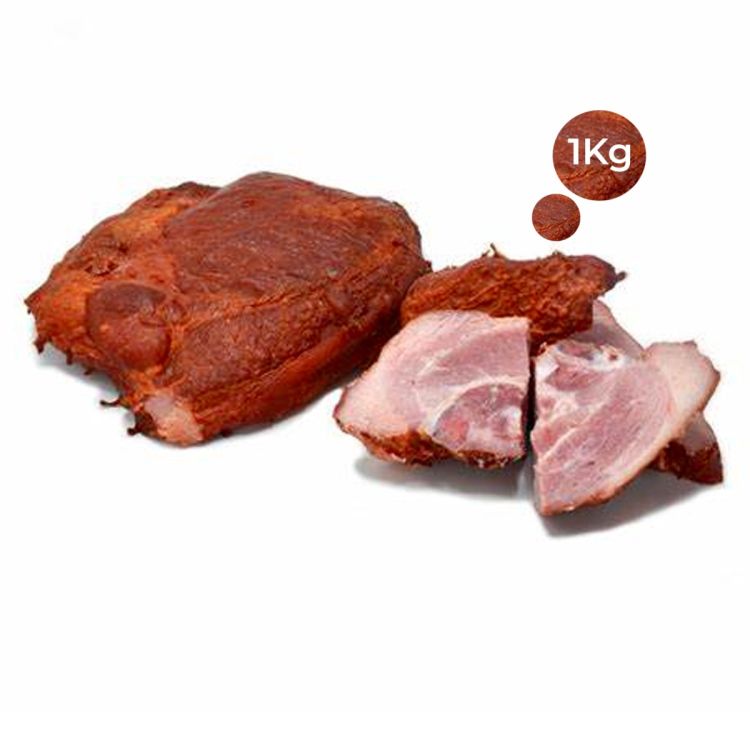 Wood-smoked pork at Cameroon prices